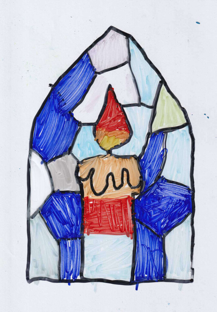 Dječji rad - vitraj