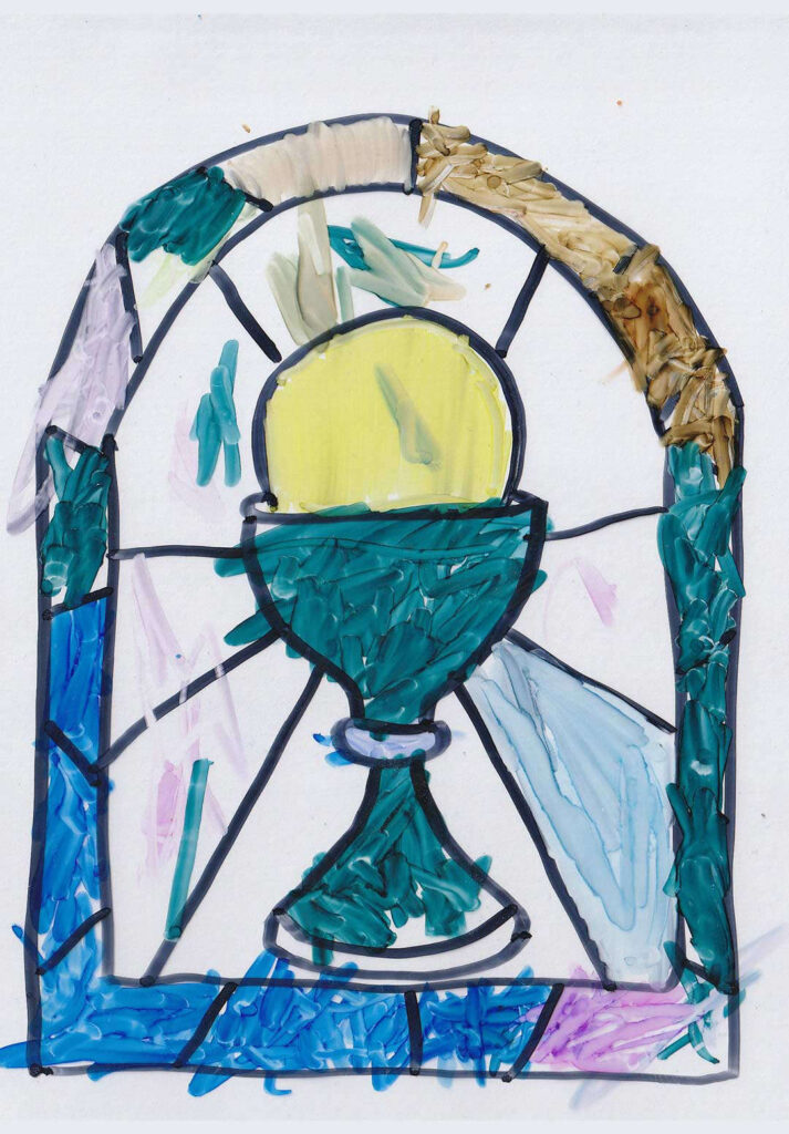 Dječji rad - vitraj